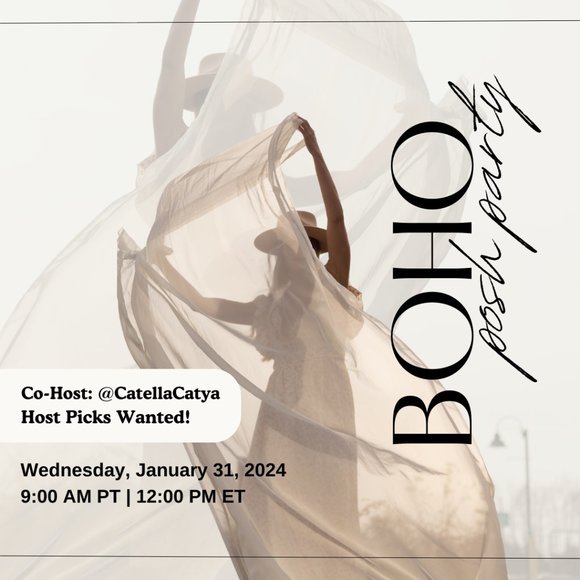 FARM Rio Other - I'm Co-Hosting 🎉BOHO Posh Party🎉 Wednesday, January 31st at 9am PT | 12pm ET !